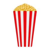 Popcorn icon design. Popcorn box isolated on white background vector