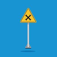 under construction in a building, a wrench crossed on a yellow triangle sign. Suitable for posters and web icons vector