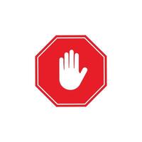 road sign icon, stop and give way to all traffic on yellow rhombus. board.suitable for poster use and web icon vector
