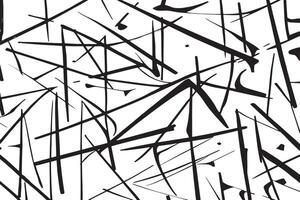 Sharp Black Line Overlay on White Perfect for High Definition Texture in Modern Art Projects vector