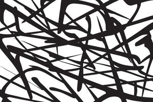 High Resolution Random Line Texture in Black on White Background Ideal for Bold Monochrome Overlays vector