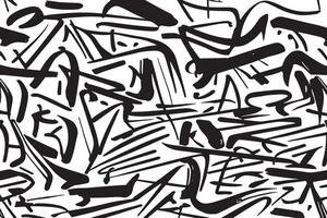 Pure White Canvas with Interwoven Black Lines for a Dynamic Overlay Effect in Graphic Art vector