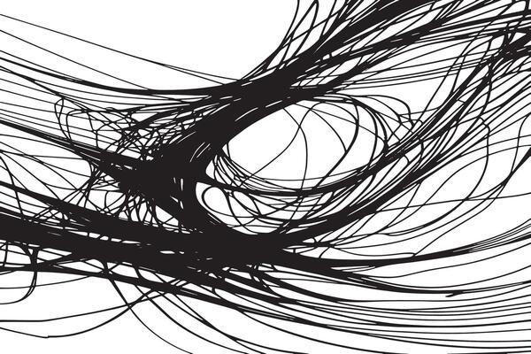 Modern High Resolution Black and White Texture Overlay Featuring Random Black Lines on White Background