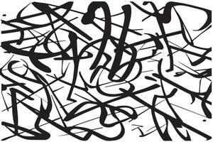 High Detail Overlay Texture with Black Random Lines on a Crisp White Canvas for Professional Use vector