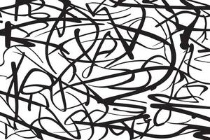 Complex Network of Random Black Lines on a Bright White Background for High Resolution Overlay Design vector