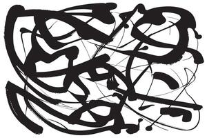 High Contrast Black Lines on a Pure White Background Ideal for Creative and Professional Design Overlays vector