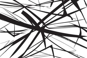 Abstractly Random Black Lines on White Background Delivering a Clean and Contrasting Overlay Texture vector