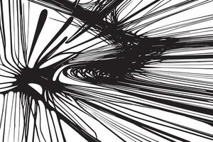 Subtle Scribble of Black Lines on White Canvas Creating a Minimalist Texture for Contemporary Designs vector