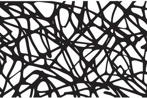 Abstract Monochrome Texture Featuring Randomized Black Lines on White Canvas for Overlay Design vector