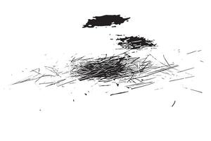 Textured Pencil Lines Overlay in Black and White on White Background for Graphic Design vector