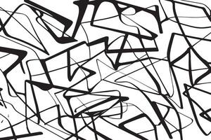 Textured Black Line Patterns on White Background for a High Definition Overlay in Monochrome Projects vector