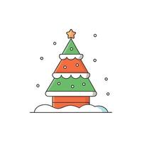 Minimal texture background for christmas and happy new year. vector