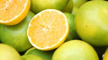 Fresh Citrus Fruits A Colorful Selection of Oranges and Green Varieties to Enjoy video