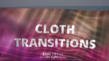 Animated Cloth Transitions motion_graphic