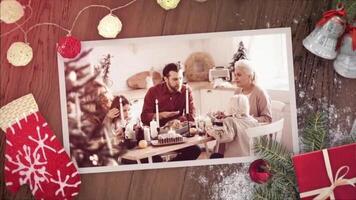 Christmas and New Year Slideshow Opener motion_graphic