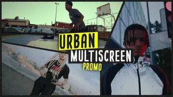 This template is a urban slideshow, it has 21 places to placeholders , 16 places to place text and one logo placeholder. Color and effect controls are also present. motion_graphic