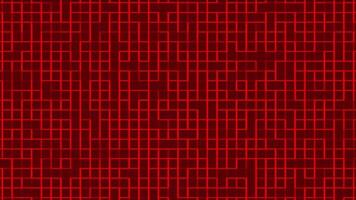 Dark Red Maze Pattern Animation - grid background video
