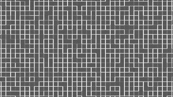 Gray Maze Pattern Animation - grid background video