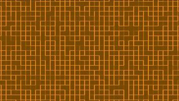 Orange Maze Pattern Animation - grid background video