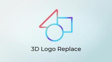 3D Logo Replace Title motion_graphic