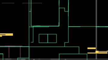 A computer screen showing a floor plan video