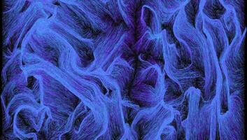 Particle flow lines turbulence seamlessly loopable abstract background blue video