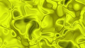 Wavy yellow abstract background with smooth, flowing lines. video