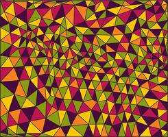 Orange, yellow, pink and green Background With Triangle Pattern, , Illustrations. Polygonal geometric triangle background. vector