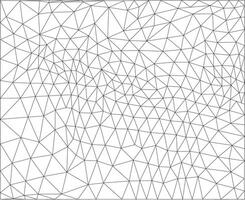 Polygon abstract polygonal geometric triangle background. Origami white pattern. Black lines. vector