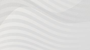 White Background Wave Lines Abstract Motion Loop. video