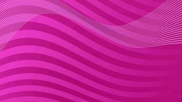 Pink Background Wave Lines Abstract Motion Loop. video