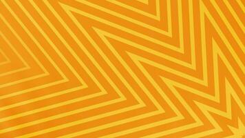 Orange Zigzag Pattern Abstract Loop Background. video
