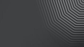 Dark Grey Geometric Line Pattern Background Loop. video