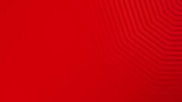 Red Geometric Line Pattern Background Loop. video