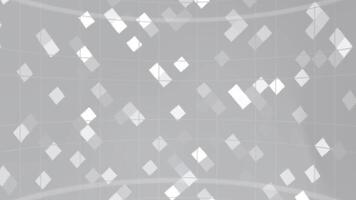 Grey Curve Pixel Grid Background Loop Animation. video