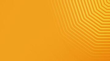 Orange Geometric Line Pattern Background Loop. video
