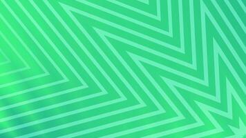 Green Zigzag Pattern Abstract Loop Background. video