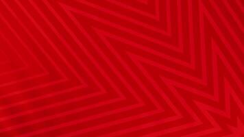 Red Zigzag Pattern Abstract Loop Background. video