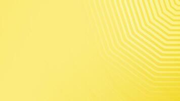 Yellow Geometric Line Pattern Background Loop. video