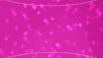 Pink Curve Pixel Grid Background Loop Animation. video