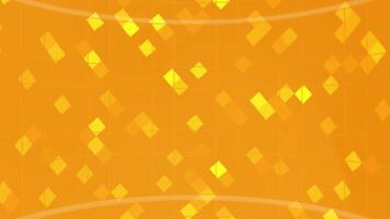 Orange Curve Pixel Grid Background Loop Animation. video