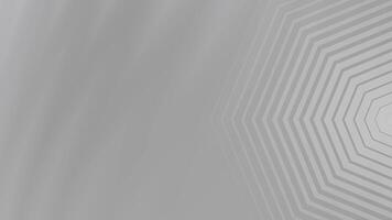 Grey Hexagonal Tunnel with Depth Optical Illusion. video