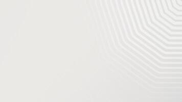 White Geometric Line Pattern Background Loop. video