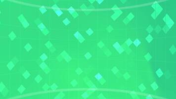 Green Curve Pixel Grid Background Loop Animation. video