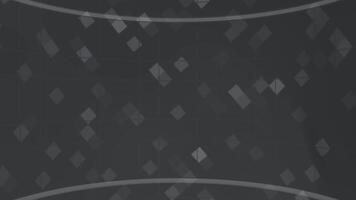 Dark Grey Curve Pixel Grid Background Loop Animation. video