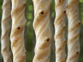 Close up of intricate tree bark patterns photo
