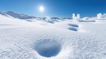 Snowy winter landscape with 2025 date 52491827 Stock Photo