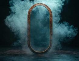 Mysterious portal in the mist photo