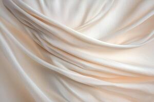 Soft and flowing fabric texture photo
