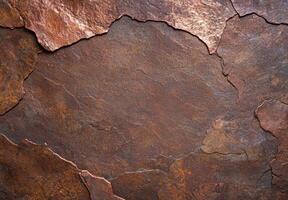 Textured rusty rock surface background photo
